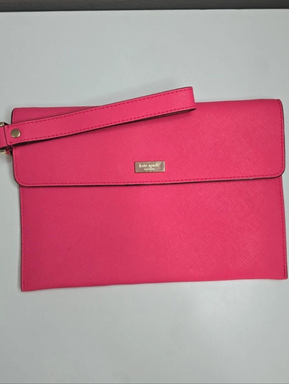 Kate Spade Newbury Lane Molly Envelope Wristlet - Bazooka Pink